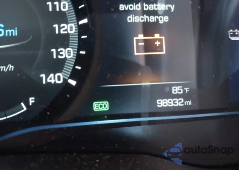 2017 Hyundai Ioniq Hybrid Sel z USA, uszkodzony, nr VIN KMHC75LCXHU057348